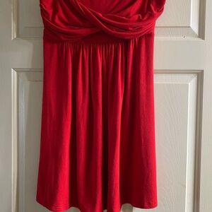 Dots Vibrant Red Dress